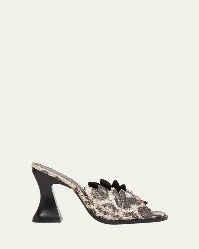 Cha Cha Bicolor Anaconda Slide Sandals
